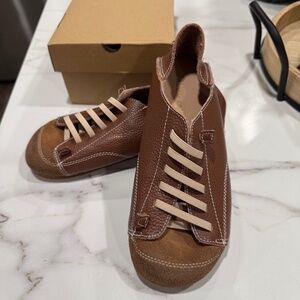 Women’s Moccasin Loafers Flat Slipper Casual Lace-Up Shoes 1900-5 BNIB